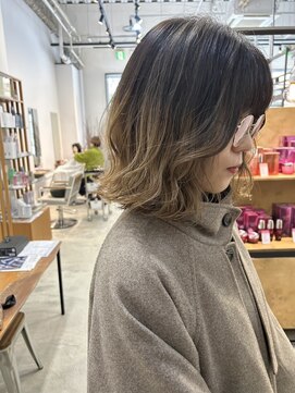 リンダ(LINDA) グラデーションカラー/ハイライト/ミディアム[札幌美容室LINDA]