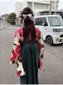 卒業式着付け