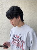 アップバング×ラフパーマ◎