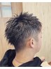 《平日限定》カット+炭酸シャンプー+眉カット