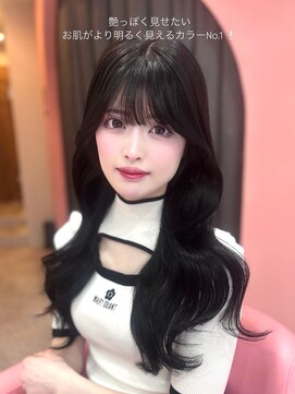 ボタン シブヤ(VOTAN SHIBUYA) ラベンダー/韓国ヘア/渋谷/レイヤー/顔まわり