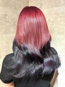 キャラ シャローネ 池袋(Chara Chalone) ダークレッド/ルーツカラー/グラデーションカラー【岸雄一】