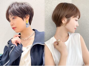 ロンド レグリーズ 立川(Lond leglise)の写真/前髪/顔周りでつくる360度完璧な貴方史上最も小顔なショート/ボブ。カットで創る艶めく髪質改善へア[立川]