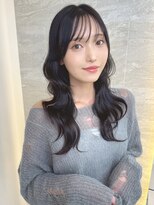 ロンドガーネット 池袋(Lond garnet)&nbsp;暗めカラー/韓国風巻き/レイヤーカット/髪質改善/縮毛矯正/池袋