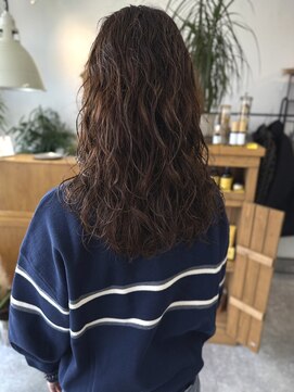 ムニ(MUNI) セミロング×パーマ!