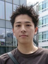 ノイ(noi)&nbsp;センターパートニュアンスパーマ刈り上げツーブロックメンズヘア