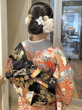 シロ 大名2号店(SiLO) ツヤっと和装シニヨン*