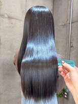 ザ トーン オオミヤ(the tone.oomiya)&nbsp;黒髪/暗髪カラー/オリーブグレー/小顔ヘア/大宮髪質改善