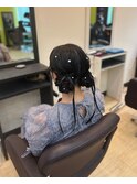 お団子ヘア