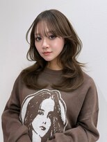 ハピネス 梅田茶屋町店(HAPPINESS)&nbsp;韓国風/レイヤーカット/顔周り/顔まわり/髪質改善/ベージュ