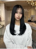 レイヤーカット/髪質改善トリートメント/暗髪/心斎橋