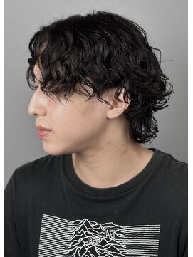 アドール(ADOR) 《HARUKI》シャドウパーマ/ミディアムヘア/ウルフ