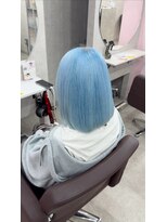 アン ブリーチ 大宮駅東口店(UN BLEACH) ブリーチ2回 ペールブルー