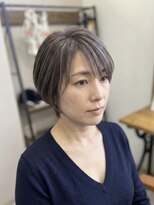 パーリオ けいさつ前店(PALIO)&nbsp;【PALIO肥塚】白髪ぼかしシャドールーツ上品ツヤショート☆姫路