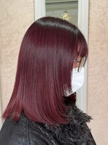 リアン アムール(Lien・amour hair make)&nbsp;赤髪ウルフ