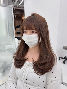 コア プラス 立川(COA PLUS) 韓国風レイヤーカット髪質改善顔周りカット