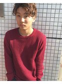 ハードパーマ×ツーブロックショート