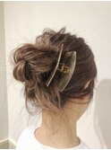 巻かなくてもokクリップでカンタンアレンジ☆
