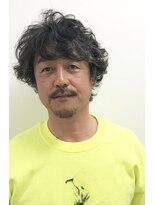 メリケンバーバーショップ コウベ(MERICAN BARBERSHOP KOBE)&nbsp;無造作フェザーマッシュパーマにイメチェン