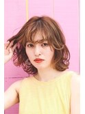 ベージュボブスタイル