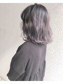 【Marl】ラベンダーグレージュカラーの外国人風ボブ♪