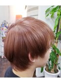 髪質改善×ブリーチオンカラー(メンズ/ショート)