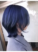 ブリーチカラーネイビー♪