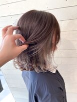 ルノン フィージュ(LUNON fieju)&nbsp;【LUNON fieju】インナーカラー×シルバーミルクティー