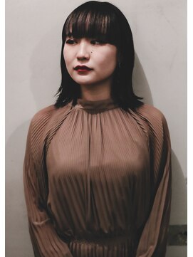 ホワイトルーム(White Room) 【インナーハイライト】コントスト強めのクールマッシュウルフ