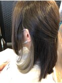 イヤリング×ブルーアッシュ　【die-Schere Note】