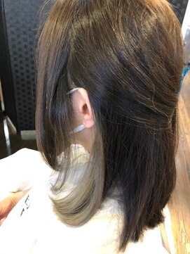 ディシェーレ ノーテ(die Schere Note) イヤリング×ブルーアッシュ　【die-Schere Note】