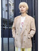 オンヌ(onnu) 抜きっぱなしホワイトブロンド×ミニウルフ