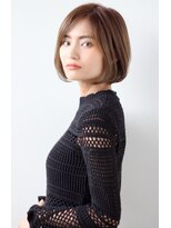 メモリーズ 銀座(Memories)&nbsp;ショートボブ/マロンベージュ/Aライン/かきあげ/前髪［銀座駅］