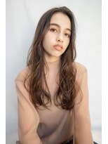 オースティン 登戸向ケ丘遊園(AUSTIN)&nbsp;大人かわいい前髪セシルカットココアブラウンフリンジウェーブ