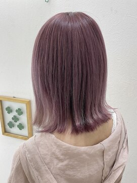 美容室 パルス 静岡鷹匠店(PALS) ペールピンクカラー　透明感カラー　髪質改善　ツヤカラー