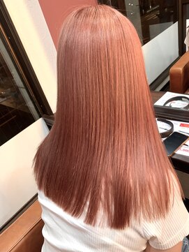 ボアップ 新居浜店(boappu) #コーラルピンク #ピンクカラー #ダブルカラー