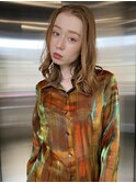 【Jam會田】無造作ふんわりセンターパートのミディアムヘア