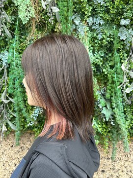 ノーブルヘアー(NOBLE HAIR) インナー×ピンク