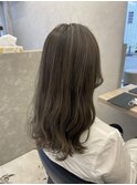 柔らかハイライトグレージュ♪