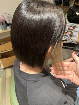 ヘアースパリゾート リアン 燕三条店(Lien) インナーカラー◎ベージュ