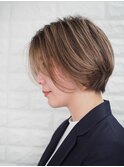 大人の美フォルムショートボブ