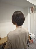 20代30代大人可愛い小顔ショートボブ前下がりショート