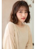 くせ毛風ゆるふわ小顔切りっぱなしボブパーマZ川口20代30代40代