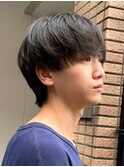 黒髪マッシュナチュラルマッシュメンズヘア韓国ツーブロック