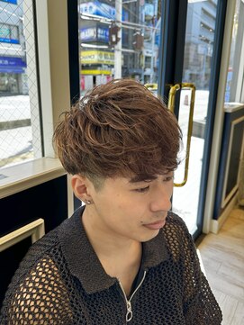 アンソル オブ リシェール(N'SOL of RICHAIR) ベリーショート/ダークアッシュ/ニュアンスパーマ/韓国マッシュ