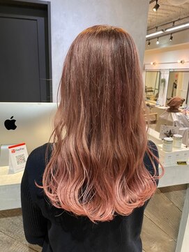 ルミヘアー 金沢駅西口店(Lumi hair) グラデーションカラー×ピンク×金沢駅西