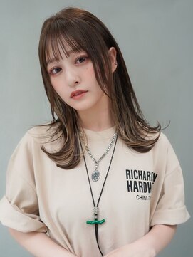 ギークス(GEEKS) 【GEEKS渋谷】ヌーディーベージュ/透明感/冬カラー/ウルフカット