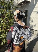 成人式着付け