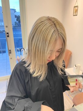 メルク(merc) カール/セミディ/シアーカラー/姫カット/ミニボブ