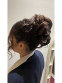 お団子アップアレンジ